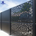 Exterior Laser Cut Decorative Aluminum Panel Gate Fence